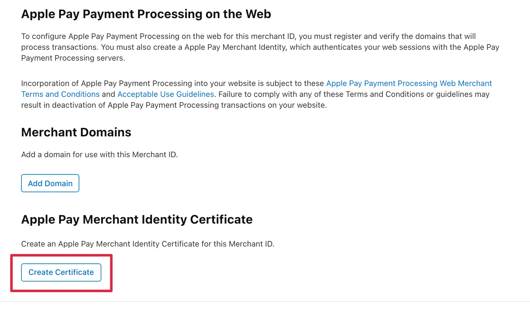 申請 Merchant Identity Certificate